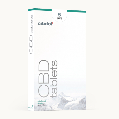 Tabletki CBD 5% (500 mg)