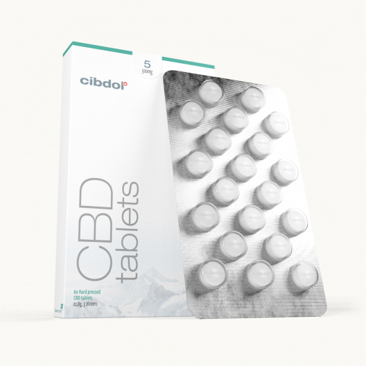 Tabletki CBD 5% (500 mg)